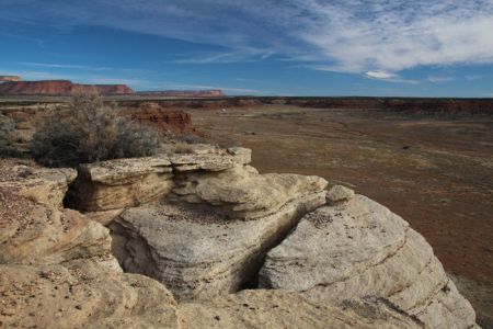 Lost Spring Wash looking east. Photo courtesy John W. Hiscock. Arizona