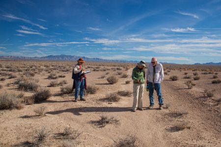 Archaeology field trip near Brown Springs, California. Photo by Jack Prichett. California