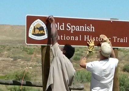 Look for trail signs - remember, the Old Spanish Trail covered six states. Along the Trail